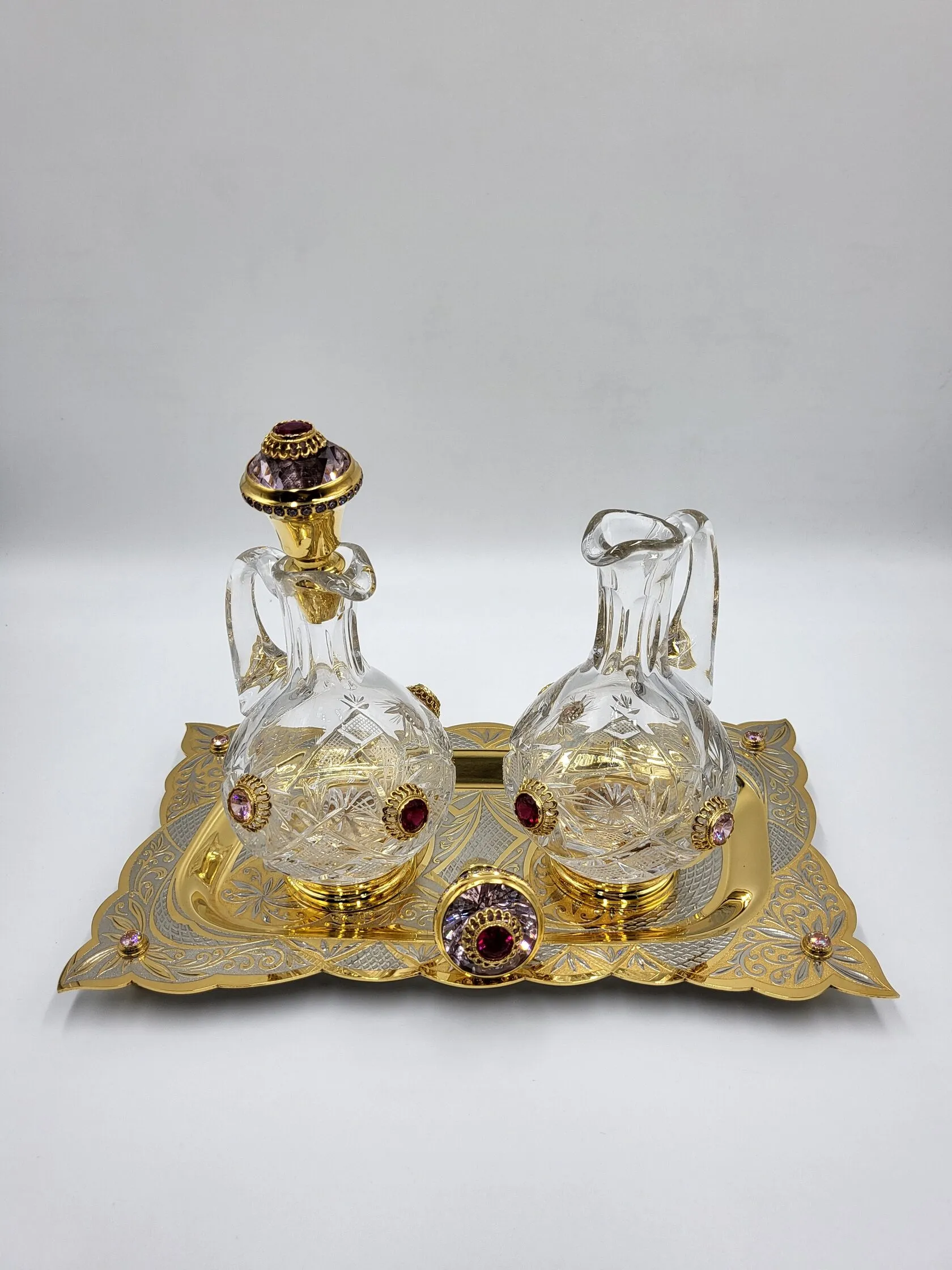 Набор два соусника на подносе